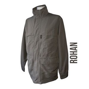 SOLD! ROHAN • Frontier Jacket - Windproof Rip Stop Fabric• Mens XXL •Olive Green